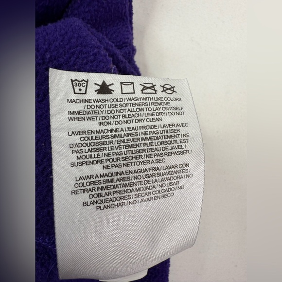 Nike TCU Horned Frogs Therma-Fit Purple Logo Hoodie Size XL - Picture 5 of 9